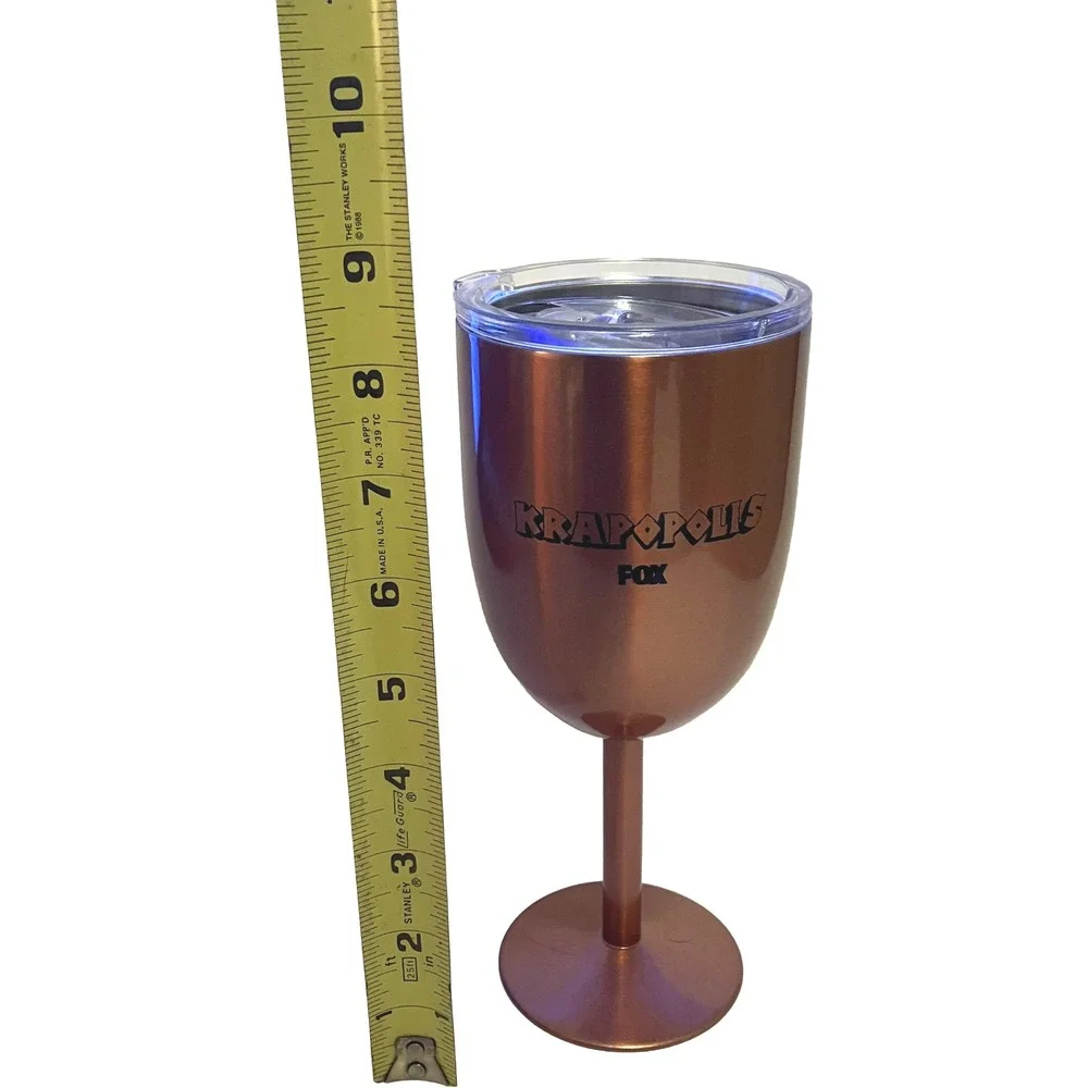 Fox Krapopolis TV Show Promotional Copper Insulated Stainless Steel Wine Tumbler
